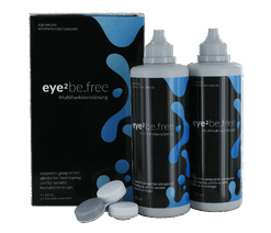 eye2 be.free (2x355ml+2 flacher Linsenbehälter)