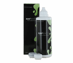 eye2 extra Multifunktionsloesung mit Hyaluron (1x360ml + 1 flacher Behälter)